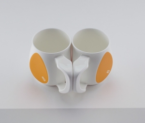 Yellow mugs | Joyful by Buddy Mugs