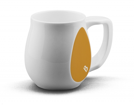 Ceramic yellow coffee mugs perfect as a novelty mug gift